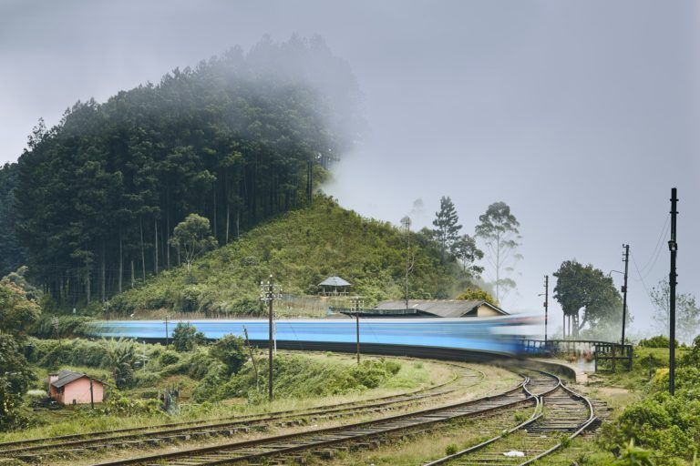 Railroad station in Sri Lanka